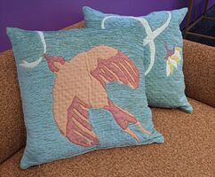 RAKAS Rosa bandet -kudde